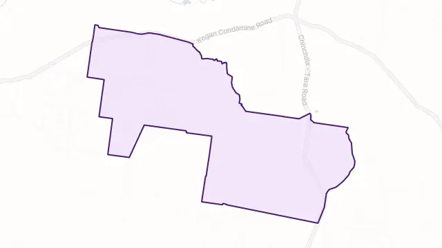 Wieambilla Area Boundary Map