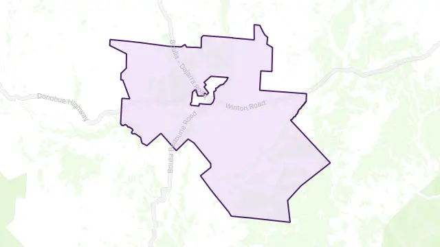 Wills Area Boundary Map