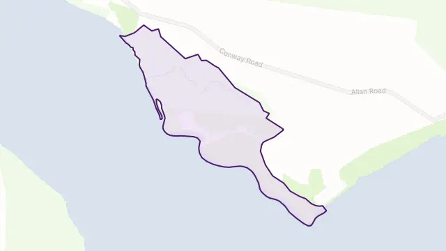 Wilson Beach Area Boundary Map