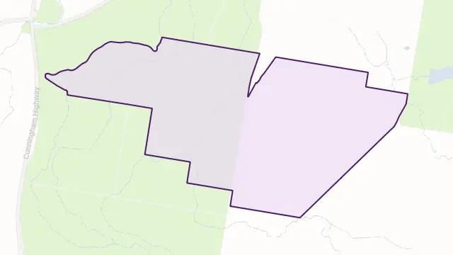 Wilsons Plains Area Boundary Map