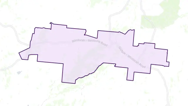 Windorah Area Boundary Map