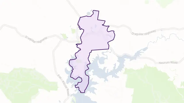Winya Area Boundary Map
