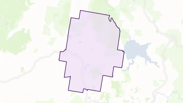 Witta Area Boundary Map