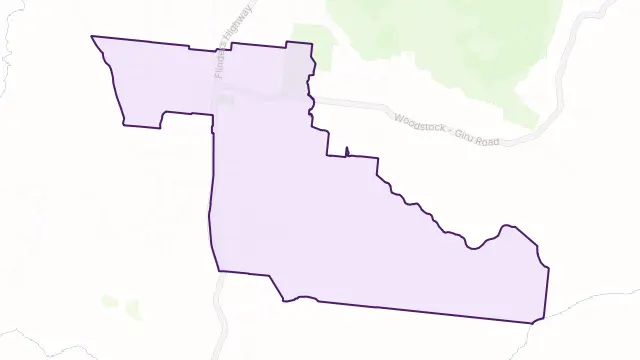 Woodstock Area Boundary Map