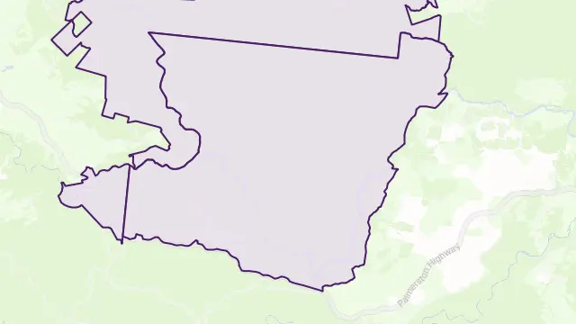Wooroonooran Area Boundary Map
