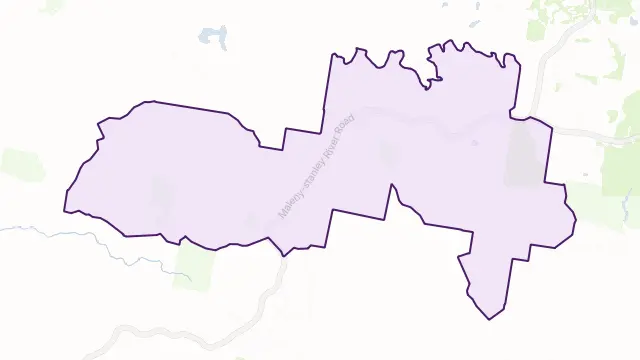 Wootha Area Boundary Map