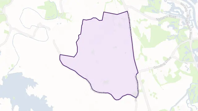 Worongary Area Boundary Map