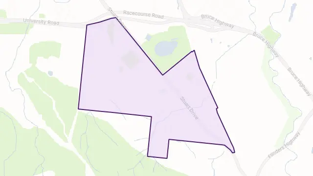 Wulguru Area Boundary Map