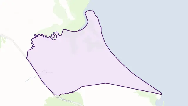 Wunjunga Area Boundary Map