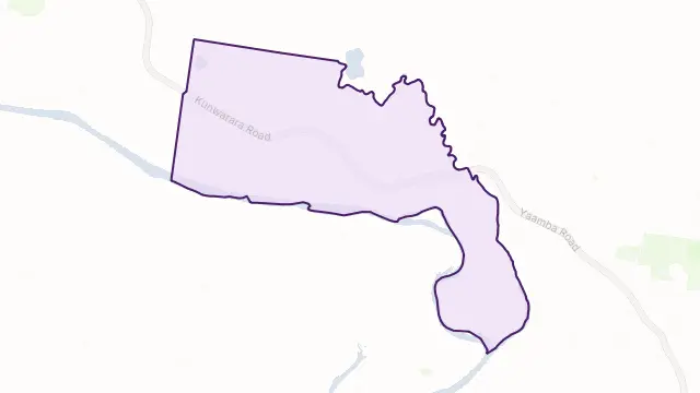Yaamba Area Boundary Map
