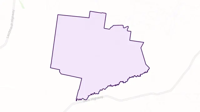 Yagaburne Area Boundary Map