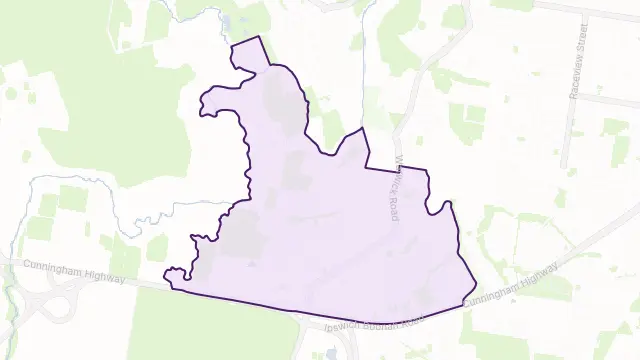 Yamanto Area Boundary Map