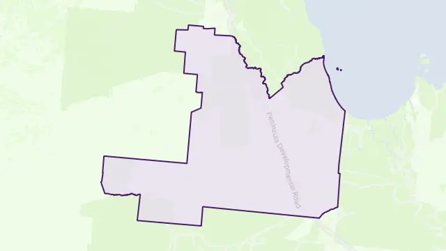 Yarraden Area Boundary Map