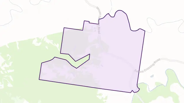 Yugar Area Boundary Map