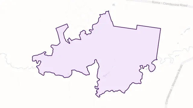 Yulabilla Area Boundary Map