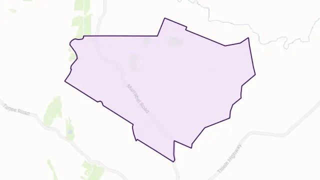 Allendale North Area Boundary Map