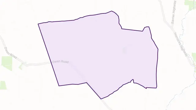 Alma Area Boundary Map