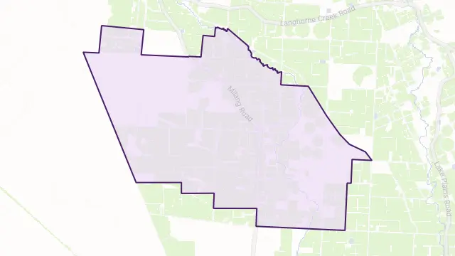 Angas Plains Area Boundary Map