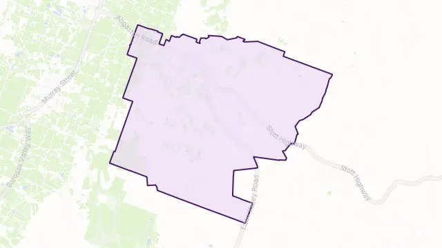 Angaston Area Boundary Map