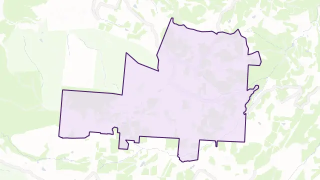 Ashton Area Boundary Map