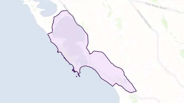 Beachport Area Boundary Map