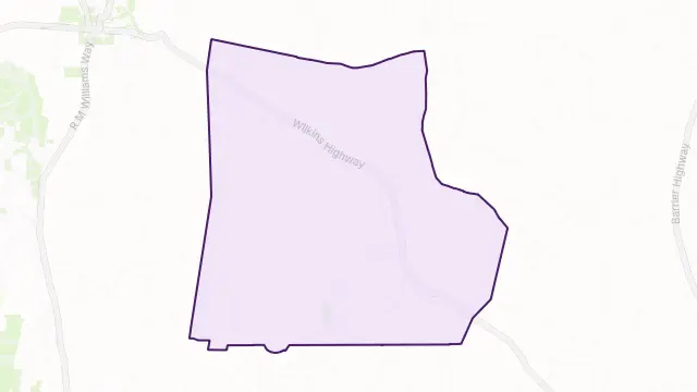 Belalie East Area Boundary Map