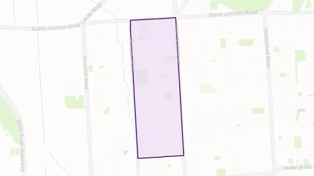 Blair Athol Area Boundary Map