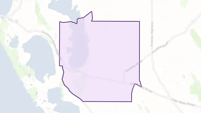 Bray Area Boundary Map