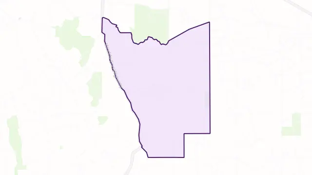 Bright Area Boundary Map