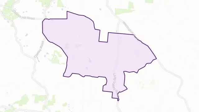 Bugle Ranges Area Boundary Map