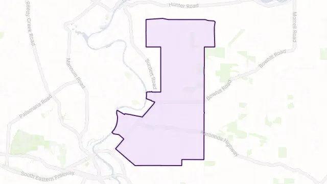Burdett Area Boundary Map