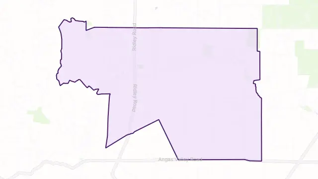 Cambrai Area Boundary Map