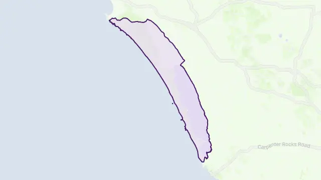 Canunda Area Boundary Map