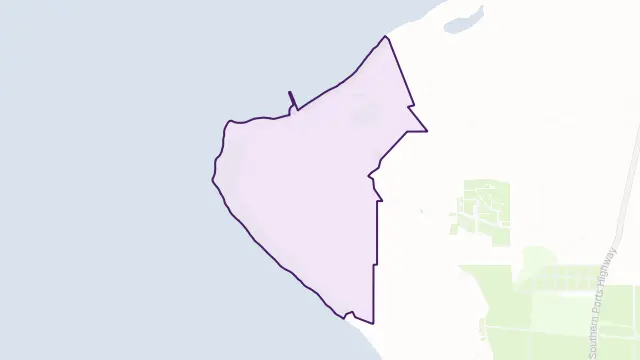 Cape Jaffa Area Boundary Map