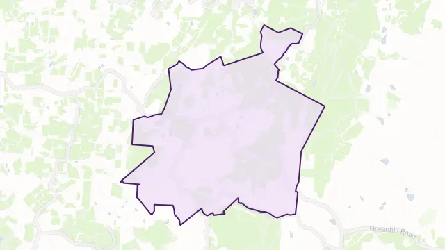 Carey Gully Area Boundary Map