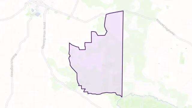 Caroline Area Boundary Map