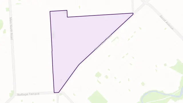 Collinswood Area Boundary Map