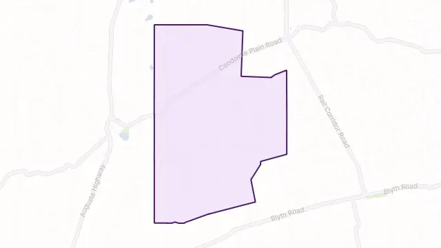 Condowie Area Boundary Map