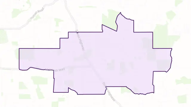 Coonalpyn Area Boundary Map