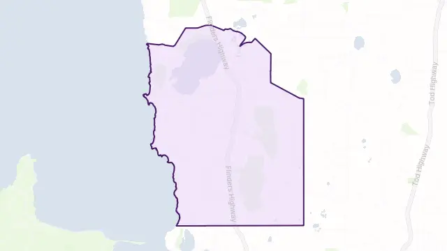Coulta Area Boundary Map