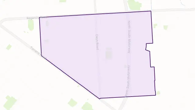 Croydon Park Area Boundary Map