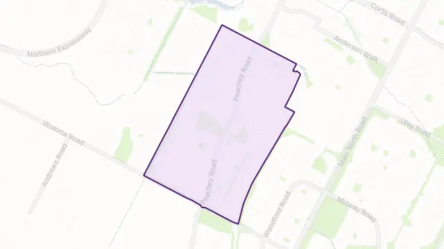 Davoren Park Area Boundary Map