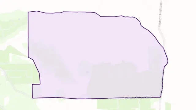 Dismal Swamp Area Boundary Map