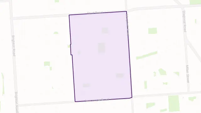 Dover Gardens Area Boundary Map