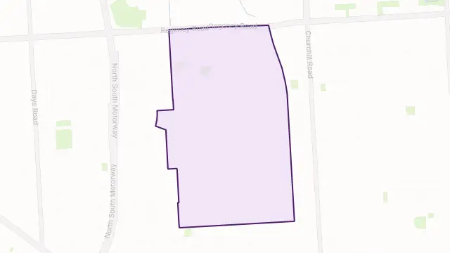 Dudley Park Area Boundary Map