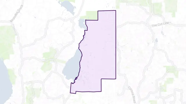 Frome Downs Area Boundary Map
