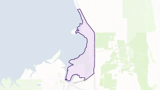 Germein Bay Area Boundary Map