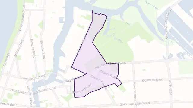 Gillman Area Boundary Map