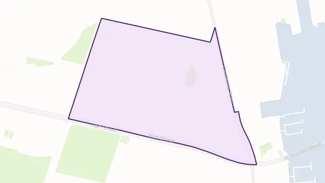 Glanville Area Boundary Map