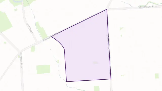 Glynde Area Boundary Map